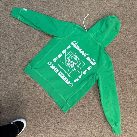 CHNGE Vibrant Green Organic Hoodie - Picture 4 of 5